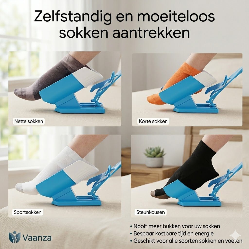 SockEasy Slider – Trek Moeiteloos Je Sokken Aan Zonder Bukken of Gedoe - Vaanza