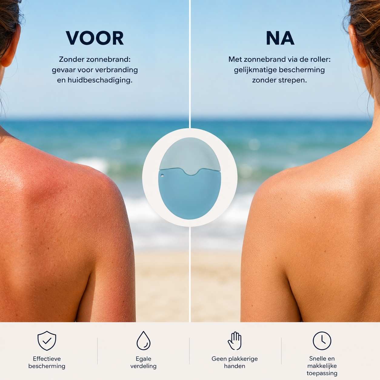SunRoll™ | De Slimme Zonnebrand Roller Voor Het Hele Gezin - Vaanza