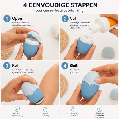 SunRoll™ | De Slimme Zonnebrand Roller Voor Het Hele Gezin - Vaanza