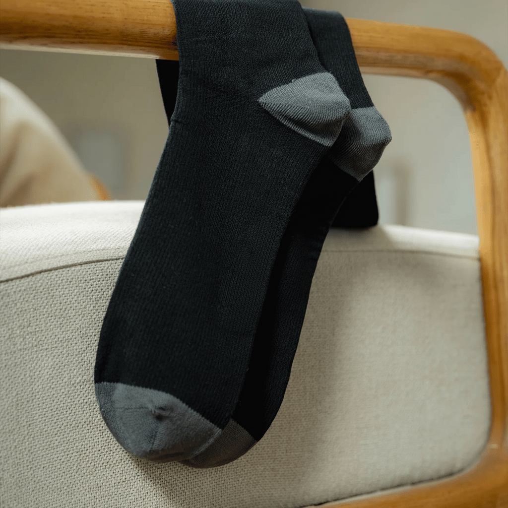 Midnight Blend Compressiesokken – Ondersteuning die je Voelt, Comfort dat Blijft - Vaanza