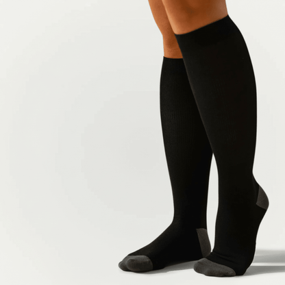 Midnight Blend Compressiesokken – Ondersteuning die je Voelt, Comfort dat Blijft - Vaanza