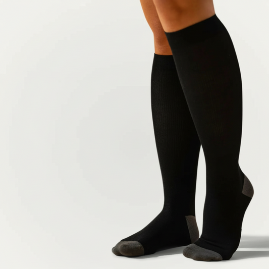 Midnight Blend Compressiesokken – Ondersteuning die je Voelt, Comfort dat Blijft