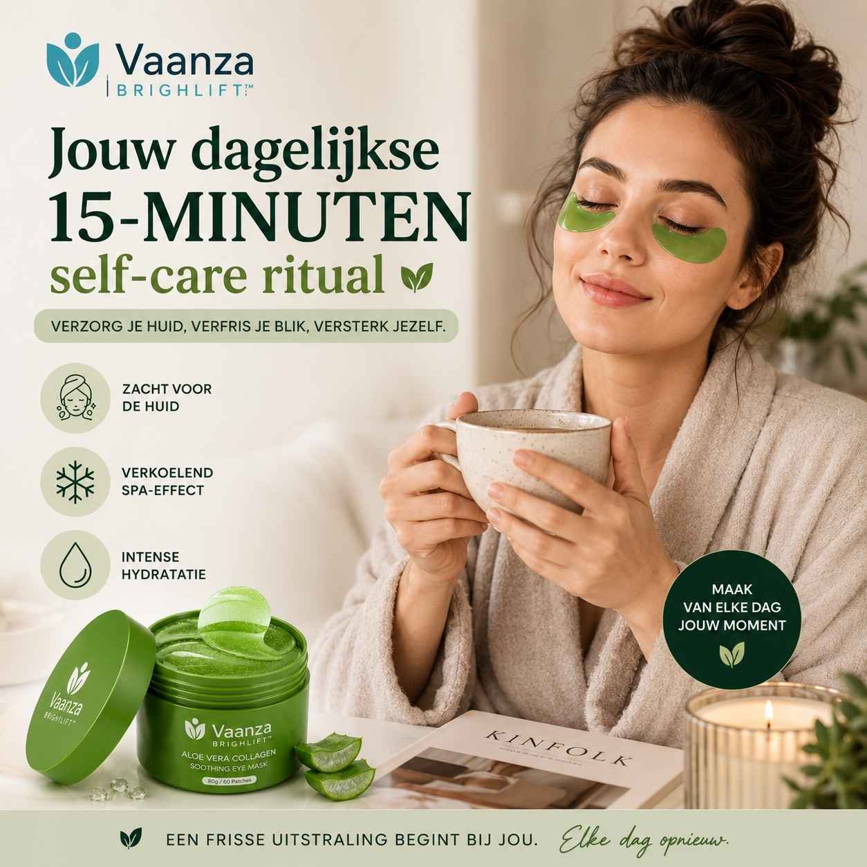 Vaanza BrightLift™ -  Voor een Frisse blik Zonder Wallen